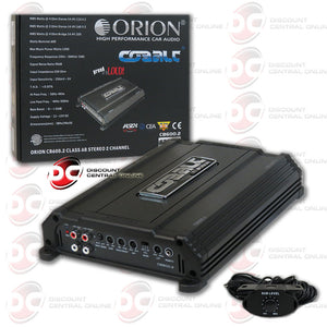 Orion CB600.2 1200W 2 Channel Cobalt Series Class AB Amplifier