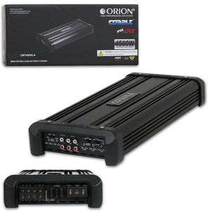 ORION CBT4500.4 4-CHANNEL CLASS AB CAR AMPLIFIER 4500W MAX