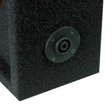 Q Power Car Audio Empty Chuchero Box w/ Dual 10" Speaker & 3-3/4″ Tweeter Holes