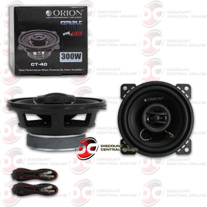 ORION CT-40 4" 2-WAY CAR COAXIAL SPEAKERS