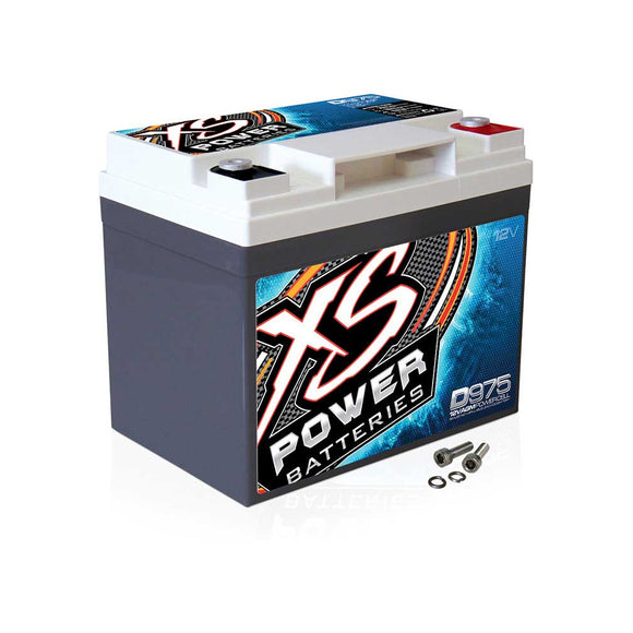 XS Power Batteries D975 12V AGM Starting Battery Power Cell 2100 Max Amps / 43Ah