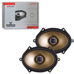 Polk Audio DB571 5"X 7" / 6"X 8" 2-Way Car Boat Marine Audio Speakers