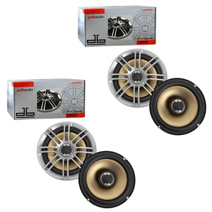 Polk Audio DB651 6.5" 2-way Car Marine Audio Coaxial Speakers (2 Pairs)