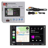 Dual DCPA701 2DIN 7" Digital Media Car Stereo w/ Bluetooth Apple Carplay Android Auto (WITH BACK-UP CAMERA)
