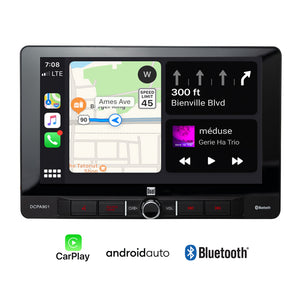 Dual DCPA901 Single DIN 9" Car Stereo w/ Bluetooth Apple Carplay Android Auto