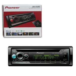 Pioneer DEH-S520BT Single DIN CD Tuner with Bluetooth & Multi colour illumination