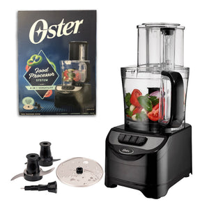 Oster Total Prep 10-Cup 4-in-1 Food Processor with Dough Blade