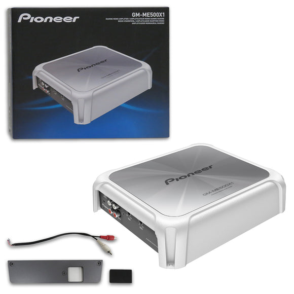 Pioneer GM-ME500X1 Marine Car Audio Monoblock Class D Amp Amplifier 1600W Max