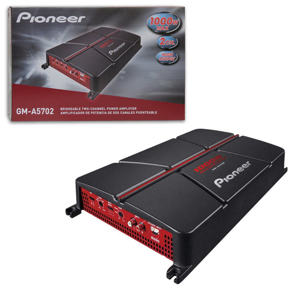 Pioneer GM-A5702 Class AB 2-channel Car Bridgeable Stereo Amplifier 1000W Max