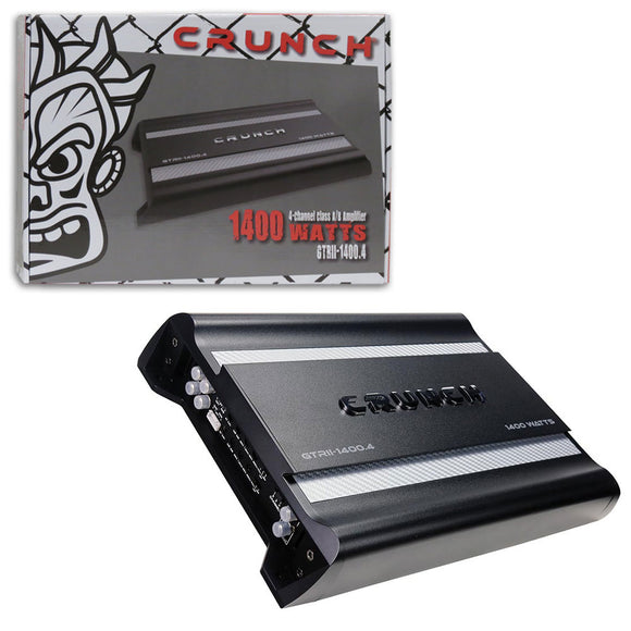 Crunch GTRII-1400.4 Class A/B 4 Channel Car Amplifier