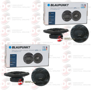2x Blaupunkt GTS655M 6.5" 4-way Car Audio Coaxial Speakers (Slim Line/GTS Series)