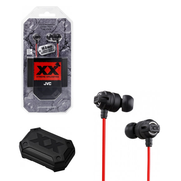 JVC HA-FX1X  In-ear Canal XX Stereo Headphones w/ Carrying Case
