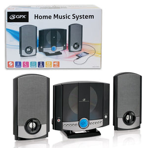 GPX HM3817DTBLK CD Player Home Music Stereo System w/ AM/FM AUX & Remote