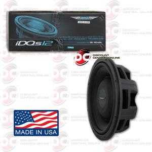 IMAGE DYNAMICS IDQS12 D2 12" DUAL 2 OHM SHALLOW MOUNT CAR SUBWOOFER