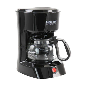 BETTER CHEF 4-CUP COFFEE MAKER W/ REMOVABLE FILTER BASKET