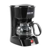 BETTER CHEF 4-CUP COFFEE MAKER W/ REMOVABLE FILTER BASKET