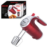 Better Chef 5-speed Electric Hand Mixer - Red | IM-811R