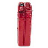 WAVIAN 5 GALLON 20 LITER AUTHENTIC JERRY CAN RED STEEL GAS FUEL CAN W/ LEAKPROOF SPOUT (4 PACK)