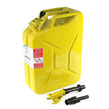 WAVIAN 5 GALLON 20 LITER AUTHENTIC JERRY CAN LEAKPROOF STEEL YELLOW DIESEL CAN - 4 PACK