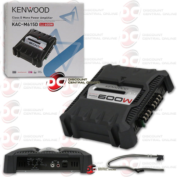 KENWOOD KAC-M615D CLASS D MONOBLOCK CAR POWER AMPLIFIER