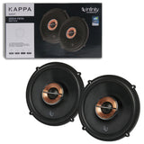 INFINITY KAPPA 603CF 6.5" 2-WAY COMPONENT SPEAKER SYSTEM + KAPPA 63XF 6.5" 2-WAY CAR SPEAKERS