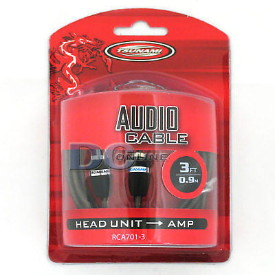 TSUNAMI RCA701-3 3 FEET RCA AUDIO CABLE