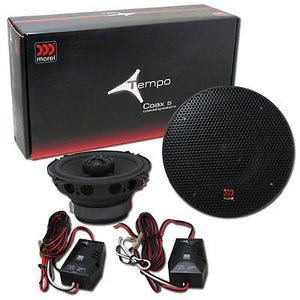 MORELTEMPO 5 5.25" 2-WAY CAR AUDIO COMPONENT SPEAKER SYSTEM (PAIR) Tempo 5