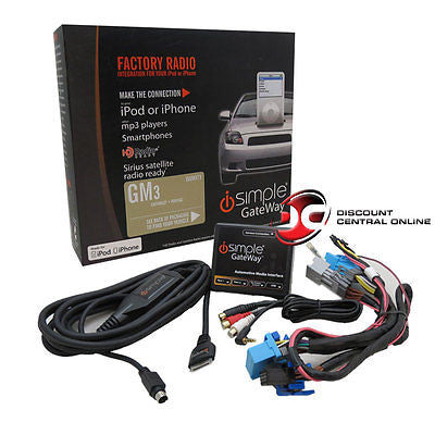 ISIMPLE ISGM573 IPHONE/IPOD/AUX-IN INTERFACE FOR SELECT 11-BIT LAN GM VEHICLES