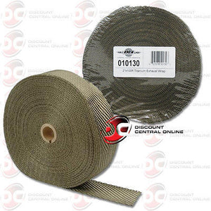 NEW DEI TITANIUM 010130 2-INCH HEADER EXHAUST WRAP HEAT SHIELD 100 FEET ROLL