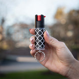 Sabre Designer Label Red Pepper Spray w/ Key Ring