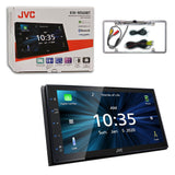 JVC KW-M560BT 2-DIN 6.8" Digital Media Car Receiver w/ Bluetooth, Apple Carplay, Android Auto and SiriusXM Ready with Back-up Camera
