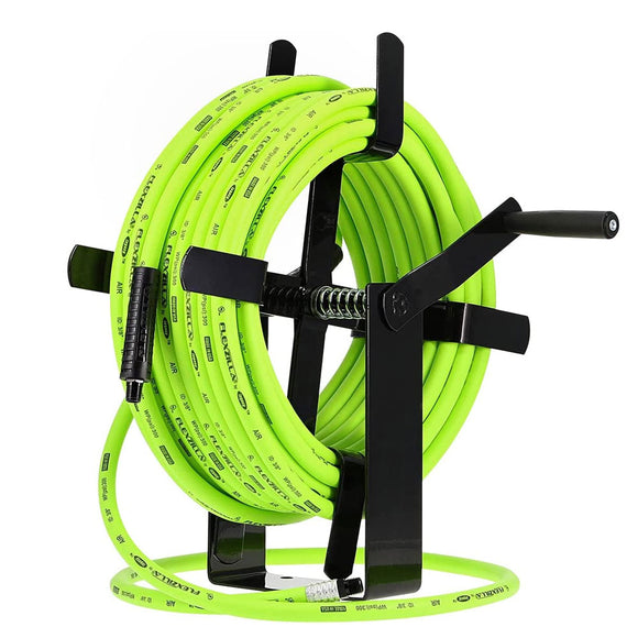Flexzilla L8560FZ Manual Open Face Heavy Duty Air Hose Reel  - 3/8″ x 100 ft.