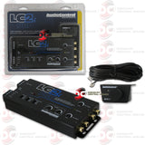 AUDIOCONTROL LC2iPRO BLACK 2 CHANNEL LINE OUTPUT CONVERTER W/ ACCUBASS AND ACR-1 LEVEL CONTROL