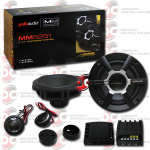 Polk Audio MM5251 5.25" Marine Audio Speakers
