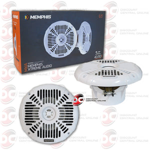 MEMPHIS AUDIO MXA602SW 6.5"MARINE AUDIO SPEAKERS (WHITE)