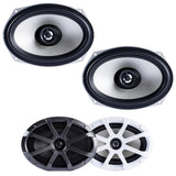 Memphis MXA69 6" x 9" Car Boat Marine Audio 2-way Coaxial Speakers w/ 2 Grill Sets