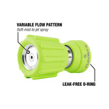 FLEXZILLA HEAVY DUTY TWIST ACTION GARDEN HOSE NOZZLE | NFZG62