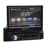 Planet Audio P9759B 1DIN 7" Motorized Touchscreen DVD Player Car Stereo w/ Bluetooth