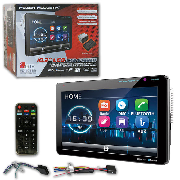 Power Acoustik PD-1032B 2-DIN 10.3