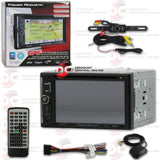 POWER ACOUSTIK PDN-623B 2-DIN 6.2" CAR DVD/CD/AM/FM/USB/BLUETOOTH RECEIVER WITH GPS (WITH BACK-UP CAMERA)