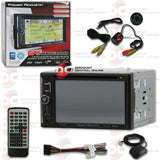 POWER ACOUSTIK PDN-623B 2-DIN 6.2" CAR DVD/CD/AM/FM/USB/BLUETOOTH RECEIVER WITH GPS (WITH BACK-UP CAMERA)