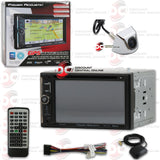 POWER ACOUSTIK PDN-623B 2-DIN 6.2" CAR DVD/CD/AM/FM/USB/BLUETOOTH RECEIVER WITH GPS (WITH BACK-UP CAMERA)