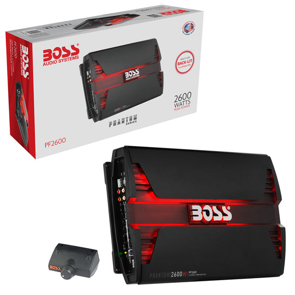 Boss Audio PF2600 Phantom Class A/B 4 Channel Full Range Car Amplifier