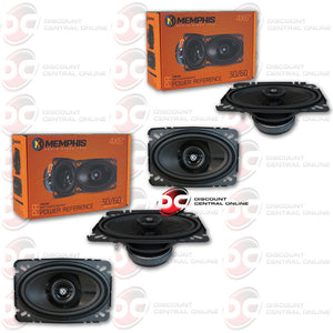 4 x MEMPHIS AUDIO PRX46 4"X6" 2-WAY CAR SPEAKERS