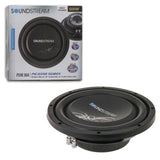 Soundstream PSW.104 10" Single Voice Coil 4 ohm Shallow Mount Car Subwoofer