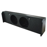 QPower Dual Hole 12″ Downfire Subwoofer Box Enclosure for 2009-2019 F-150 Super Crew