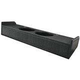 QPower Dual Hole 12″ Downfire Subwoofer Box Enclosure for 2009-2019 F-150 Super Crew