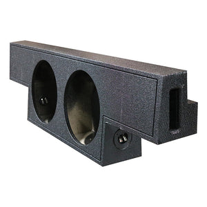 QPOWER QBOMB DUAL 12″ VENTED EMPTY WOOFER ENCLOSURE FOR CHEVY GMC CREW CAB 2004-2006