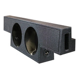 QPOWER QBOMB DUAL 12″ VENTED EMPTY WOOFER ENCLOSURE FOR CHEVY GMC CREW CAB 2004-2006