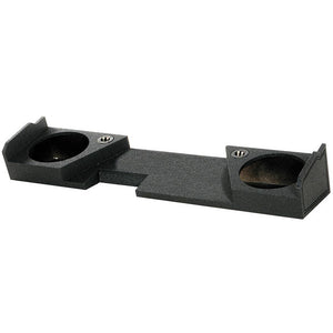 Qpower QBOMB Dual 12" Underseat Subwoofer Enclosure Box for GM Chevy Double Cab